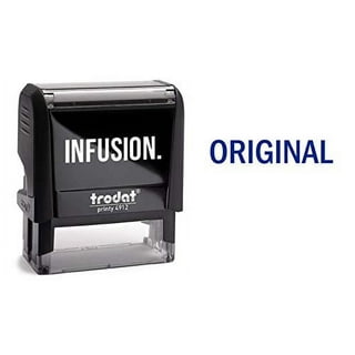 Infusion 7 x 8 Extra Large Industrial Stamp Ink Pad, Your Go to Large Stamp  Ink Pad for Bright Color, Even Coverage and Durability, Black Stamp Pad 