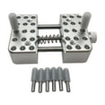 thumbnail image 1 of Mini tornillo de banco, tornillo de banco de mesa plano, compacto, mordaza ajustable, mini tornillo de banco práctico para pasatiempos, esculturas, re, 1 of 9