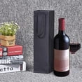 thumbnail image 3 of Bolsa de regalo para botellas, Bolsas para regalos de vino, Bolsas para vino de papel Kraft, para Acción de Gracias, Cumpleaños, Inauguración de una casa, Cenas, 10 piezas(negro) Rojo Verde, 3 of 5