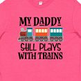 thumbnail image 4 of Inktastic Daddy Still Plays With Trains Youth T-Shirt, 4 of 5