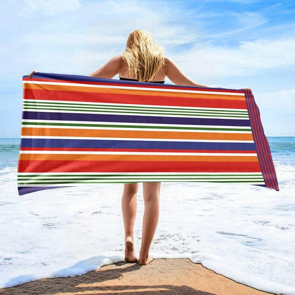 Tyidzon Beach Towels Vacation Essentials Sand Free Quick Dry Oversized Bath Pool Swim Towel Adult Travel Must Haves Stuff Necessities