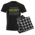 thumbnail image 6 of CafePress - You Think I'm Cranky? Men's Dark Pajamas - Men's Dark Loose Fit Cotton Pajama Set, 6 of 7