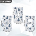 thumbnail image 7 of Yayeee Blank Wall Plate Cover 1-Gang 4.5"x2.7" Home Unused Decorative Outlet, Blue Cute Snowmen, 7 of 7