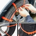 thumbnail image 3 of 30PCS Zip Treads for Tires,Universal Tire Chains Zip Ties,Universal Reusable Anti-Skid Pe Tire Chains,Cadenas Para La Nieve Universales,Anti Slip Nylon Snow Straps for Car Tires,for Snow and Ice, 3 of 7