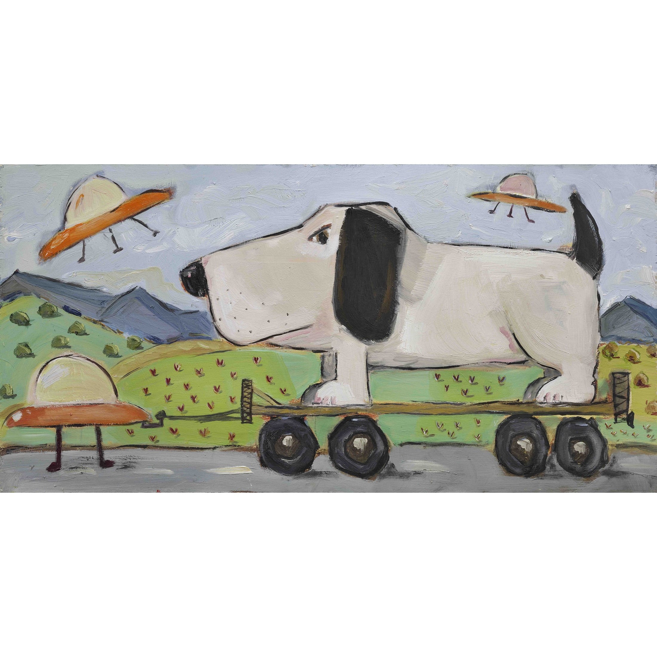MARMONT HILL  - The Abduction by Tori Campisi Painting Print on Canvas - Multi-Color 24 x 12
