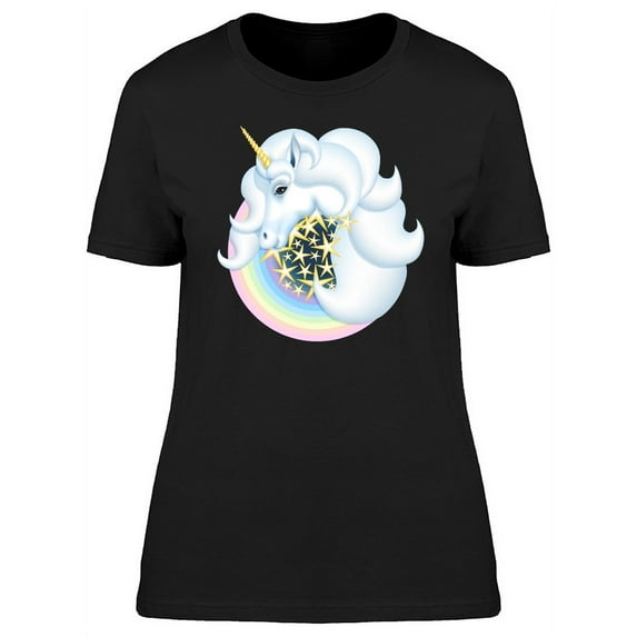 Lovely Unicorn Amazing Graphic T-Shirt Women -Image by Shutterstock, Female Medium