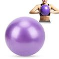 thumbnail image 4 of Mini Exercise Ball, Explosion-Proof Yoga Ball Frosted  25cm  For Core Training For Indoors Or Outdoors Purple,Blue,Pink, 4 of 8