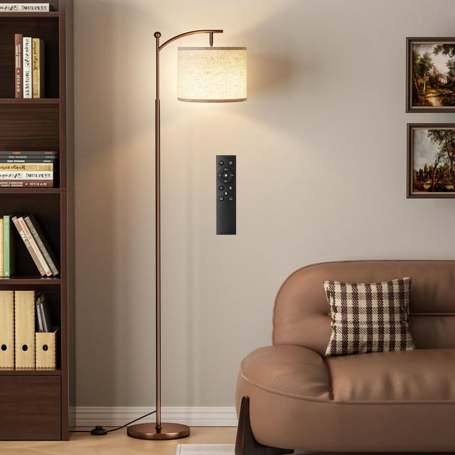 Lámpara de Piso Ambimall 60" Control Remoto Ajuste de Color y Brillo