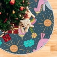 thumbnail image 5 of FMSHPON Pink Unicorns Xmas Christmas Tree Skirt Stand Mat for Holiday Party Decoration Indoor Outdoor 36 inches, 5 of 6