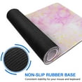 thumbnail image 2 of Rose Gold Marble Design Desk Mat - Large & Cute Pink Mouse Pad for Your Office, 2 of 7