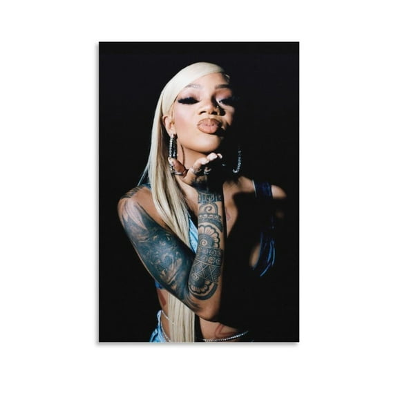 GloRilla 5 Canvas Poster Wall Decorative Art Painting Living Room Bedroom Decoration Gift