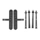 thumbnail image 1 of Hardware Decorativo de Garaje, Bisagra de Puerta de Garaje Resistente a la intemperie para Casa para Villa, 1 of 7