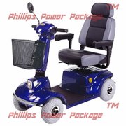 CTM - HS-580 - Mid-Range Scooter - 4-Wheel - Blue