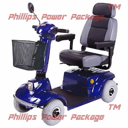 CTM - HS-580 - Mid-Range Scooter - 4-Wheel - Blue