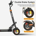 thumbnail image 5 of 12.5AH 48V 800W Electric Scooter Max 45KM/H & 25-40KM with Seat, 10 inch Tires, iENYRID Kick Scooter Commuter for Adults & Teens & Kids, 5 of 17