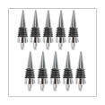 thumbnail image 1 of 10 Pcs Thread Wine Bottles Metal Stoppers Set,Blank Bottles Stopper Gifts for Wedding Wine Party, 1 of 6