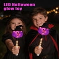 thumbnail image 4 of LED Halloween Glow Wand Light Up Toy with Spooky Characters for Halloween Party Favor Night Parade 12", 4 of 5