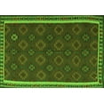 thumbnail image 1 of Ahgly Company Indoor Rectangle Southwestern Green Country Area Rugs, 7' x 9', 1 of 1