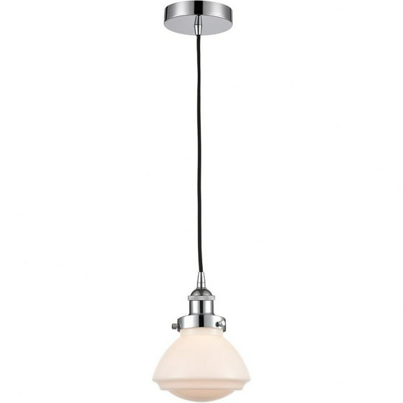 616-1PH-PC-G321-LED-Innovations Lighting-Olean - 1 Light Mini Pendant In Industrial Style-7.75 Inches Tall and 6.75 Inches Wide Polished Chrome Matte
