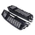thumbnail image 4 of Set of Chrome/ Black Front Lower Grille Honeycomb Mesh Style For 2016 2017 2018 Audi A4 S4 B9 S-LINE, 4 of 6