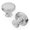 Polished Chrome, variant on Hickory Hardware H077849BGB-10B 1.25 in. Piper Cabinet Knob, Brushed Golden Brass - Pack of 10