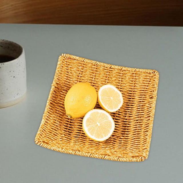 Platos para servir Perfecl Bandeja de exhibición multipropósito Bandeja de palomitas de maíz Cesta de almacenamiento
