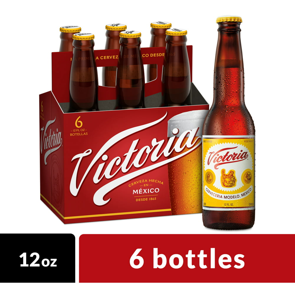 Victoria Mexican Lager Beer, 6 pk 12 fl oz Bottles, 4.0% ABV - Walmart ...
