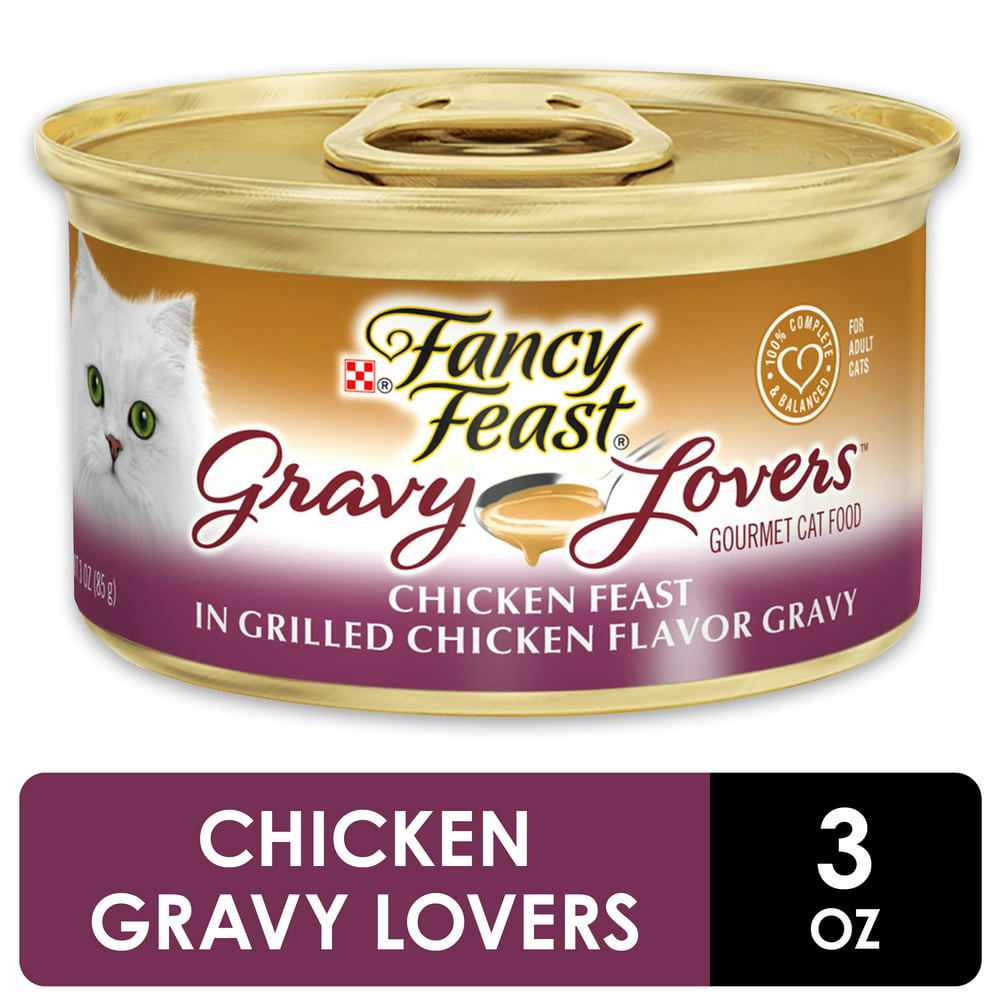 Fancy Feast Gravy Wet Cat Food, Gravy Lovers Chicken Feast in Grilled