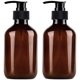 thumbnail image 1 of Botellas de Plástico con Dispensador de Bomba, 16.9 Oz/500 Ml, Botellas de Bomba, Contenedores Recargables para champú, Loción, Acondicionador, Jabón Líquido, Botella Dispensadora (2pc, 1 of 5