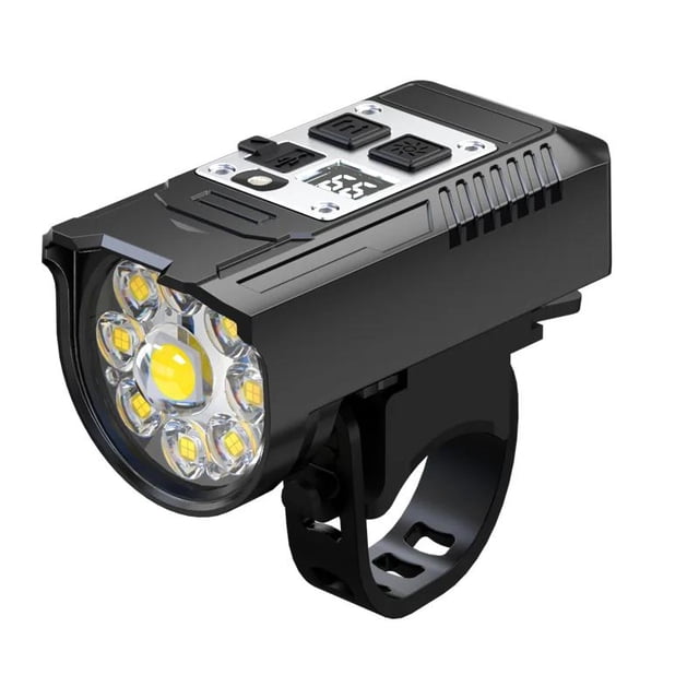 USB Rechargeable Bike Headlight LED Front Light with Multiple Modes for Road MTB Cycling