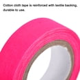 thumbnail image 5 of Uxcell 6Rolls 0.6inch x 32.8feet Neon Gaffers Cloth Tape Glow in the Dark Tape, Pink, 5 of 5