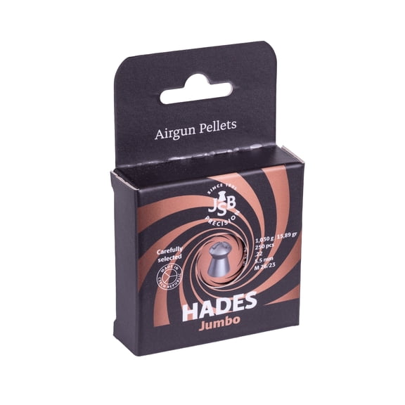 JSB Match Diabolo Hades Air Gun Pellets - .22 Caliber, 15.89 Grain, Hollowpoint, 250 Count