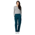 thumbnail image 4 of Adar Universal Scrubs For Women - Tapered Cargo Scrub Pants - 506 - Caribbean Blue - S, 4 of 7
