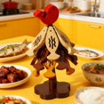 thumbnail image 4 of New Tree Trivet Set - 3 Trivets & 1 Stand (Christmas Tree Design) Christmas Decor for Kitchen Dining Tables (Red-1pc)23.5*13cm, 4 of 5