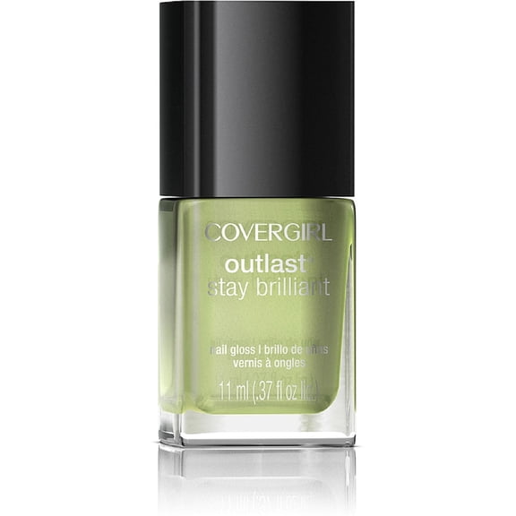 COVERGIRL Outlast Stay Brilliant Nail Gloss Salt Water Taffy 142, .37 oz
