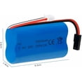 thumbnail image 3 of LiteBee 2S 7.4V Lipo Battery 2000mAh 20C Rechargeable W/ USB Cable 5500-2P Plug for RC Drone Car, 3 of 7