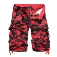 thumbnail image 2 of AOOCHASLIY Shorts Men Clearance Men's Shorts Multi Pocket Cargo Pants Loose Casual Pants Straight Leg Pants, 2 of 3