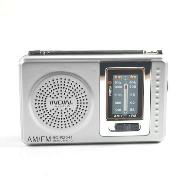 yeuweold Portable FM Radio, Mini Digital Radio Music Player Transistor Radio Chip with Speaker, Portable FM Music Player, for Home, Entertainment,