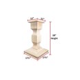 thumbnail image 5 of BingLTD - Base de Table Carrée Chelsea 28 Pouces de Haut (WH-Chelsea28-UNF)), 5 of 5