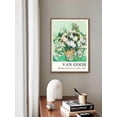 thumbnail image 2 of Vincent Van Gogh Posters, Vase with Flowers (1890) Poster, Van Gogh Wall art, Vincent Van Gogh Print, Van Gogh Exhibition Poster Gift Idea Home Decor Poster Size 24x36 Unframed Poster, 2 of 4