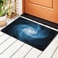 thumbnail image 2 of Blue Fractal Vortex Entryway Rug, Non-Slip Absorbent Door Mat for Living Room Kitchen Bathroom Entrance, 36"x24", 2 of 8
