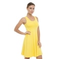 thumbnail image 2 of Women's Sleeveless Racerback A Line Summer Dress, M, Yellow, by Ambesonne, 2 of 3