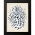 thumbnail image 2 of Vision Studio 12x14 Black Modern Framed Museum Art Print Titled - Indigo Coral I, 2 of 5