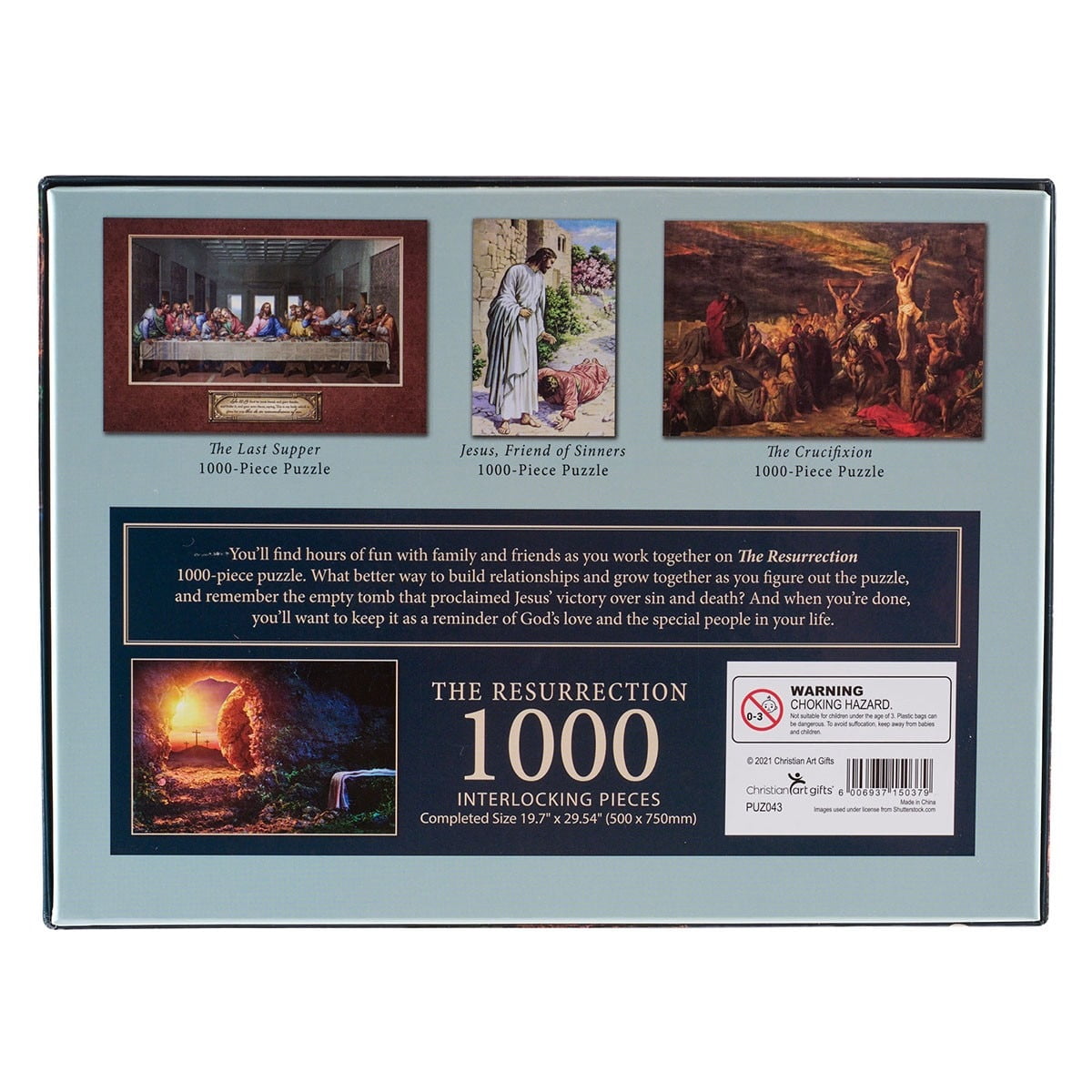 The Resurrection 1000 Piece Jigsaw Puzzle for Adults Indoor Family Activity, 500 x 750 mm