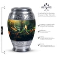 thumbnail image 2 of Humming Bird With Flower - Urns For Ashes Adult Male Large - Adult Urns For Men - Cremation Urns For Human Ashes Adult Female - An Urn For Ashes (10inch), 2 of 5