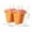 Orange, variant on IPEWLEX Reusable Watermelon Ice Popsicle Moulds with Handles - Easy Release Drip-Proof DIY Fruit Ice Cream Makers for Family Gatherings