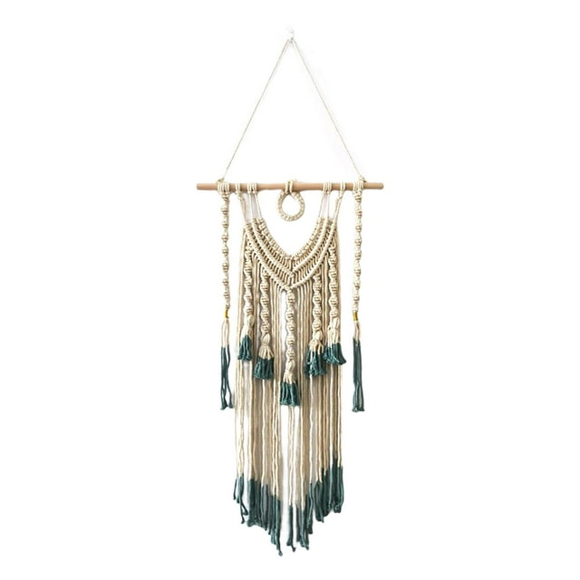 Tapiz de macramé Tapiz colgante de pared para la decoración de la sala de estar del dormitorio del hogar