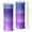 White-2, variant on 20oz Stainless Steel Skinny Tumbler with Telescopic Straw, Vacuum Insulated Slim Travel Cup, 360° Full Wrap Printed, Fluid Smoke Aurora Art Style