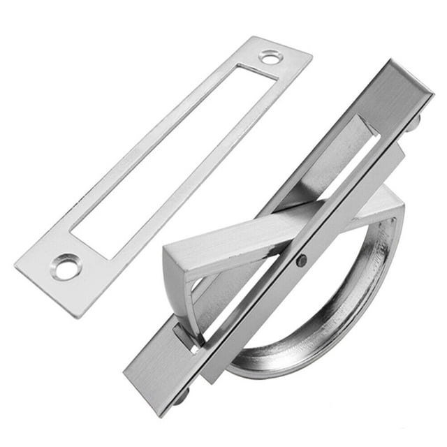 Zinc Alloy Floor Cabinet Recessed Flush Pull Cover Door Tatami Invisible Handle Home Improvement Door Hardware
