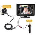 thumbnail image 1 of Auto Safety Infant Baby Rear View Monitor Waterproof 4.3 Inch Folding Display Screen 8LED Infrared Night Vision Car Baby Monitor, 1 of 5